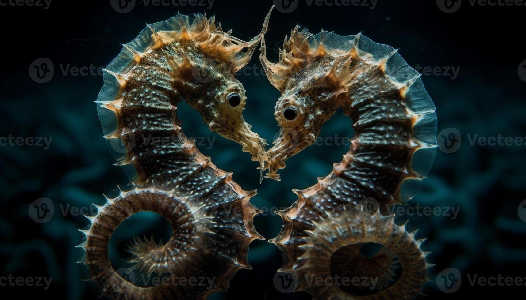 bunt unter Wasser Riff Vitrinen natürlich Schönheit von Wasser- Tiere im Bewegung generiert durch ai foto