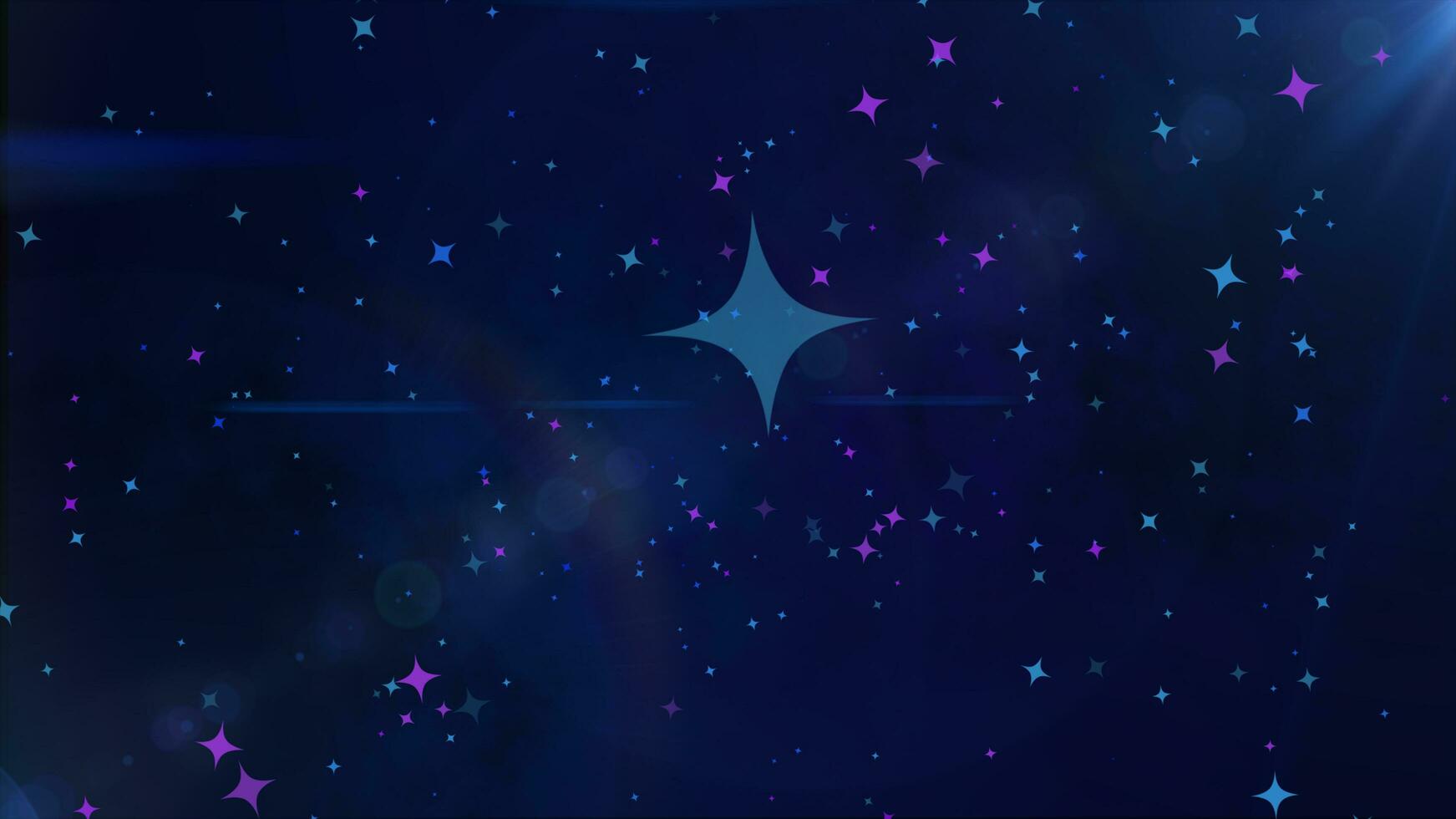 Blau glitzernd glänzend Star Partikel Regen Bewegung Licht Luminanz Illustration Nacht Hintergrund, künstlerisch Raum Bokeh Geschwindigkeit Matrix Magie bewirken Hintergrund. foto
