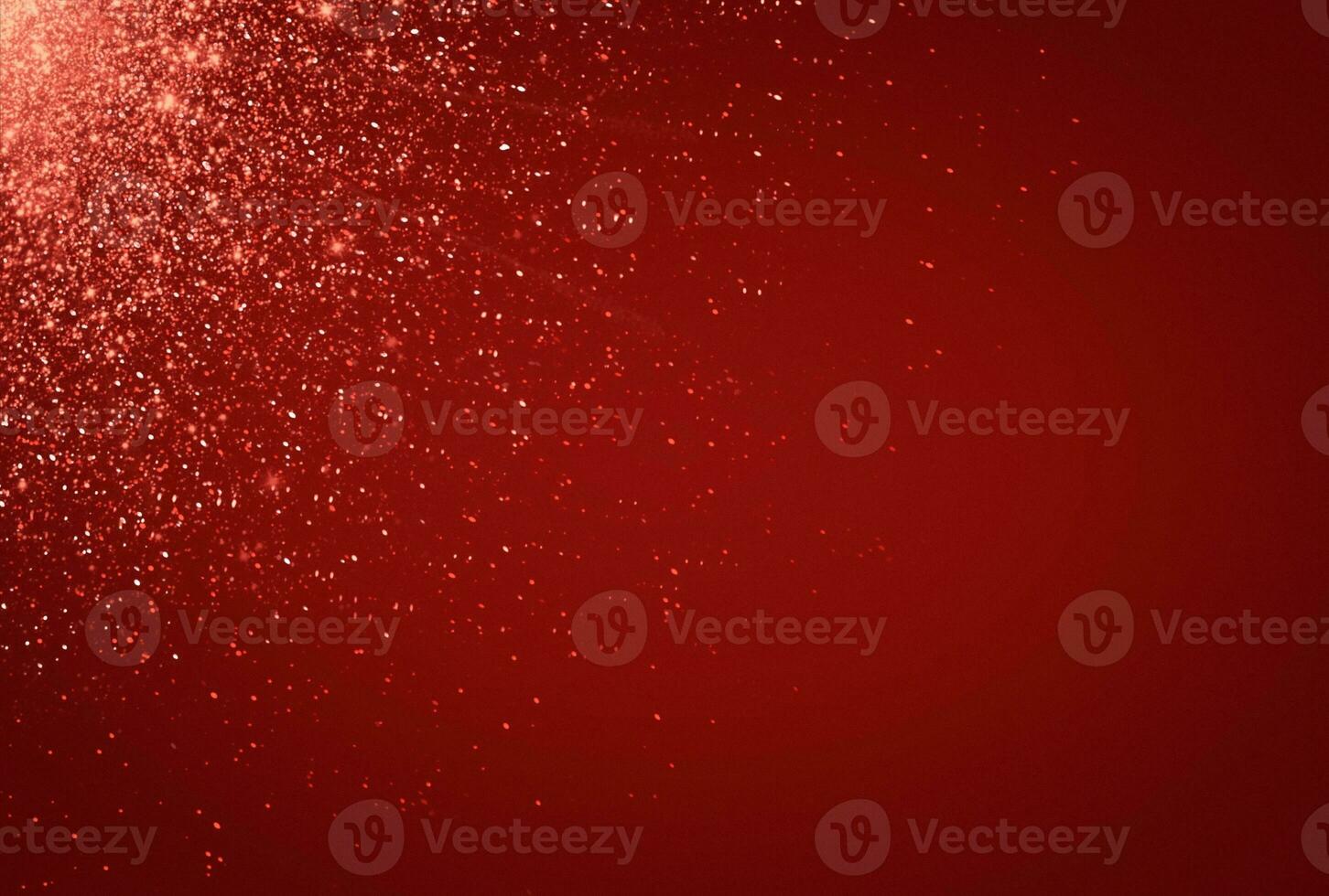Luxus rot mit funkeln Gold Hintergrund. fröhlich Weihnachten foto