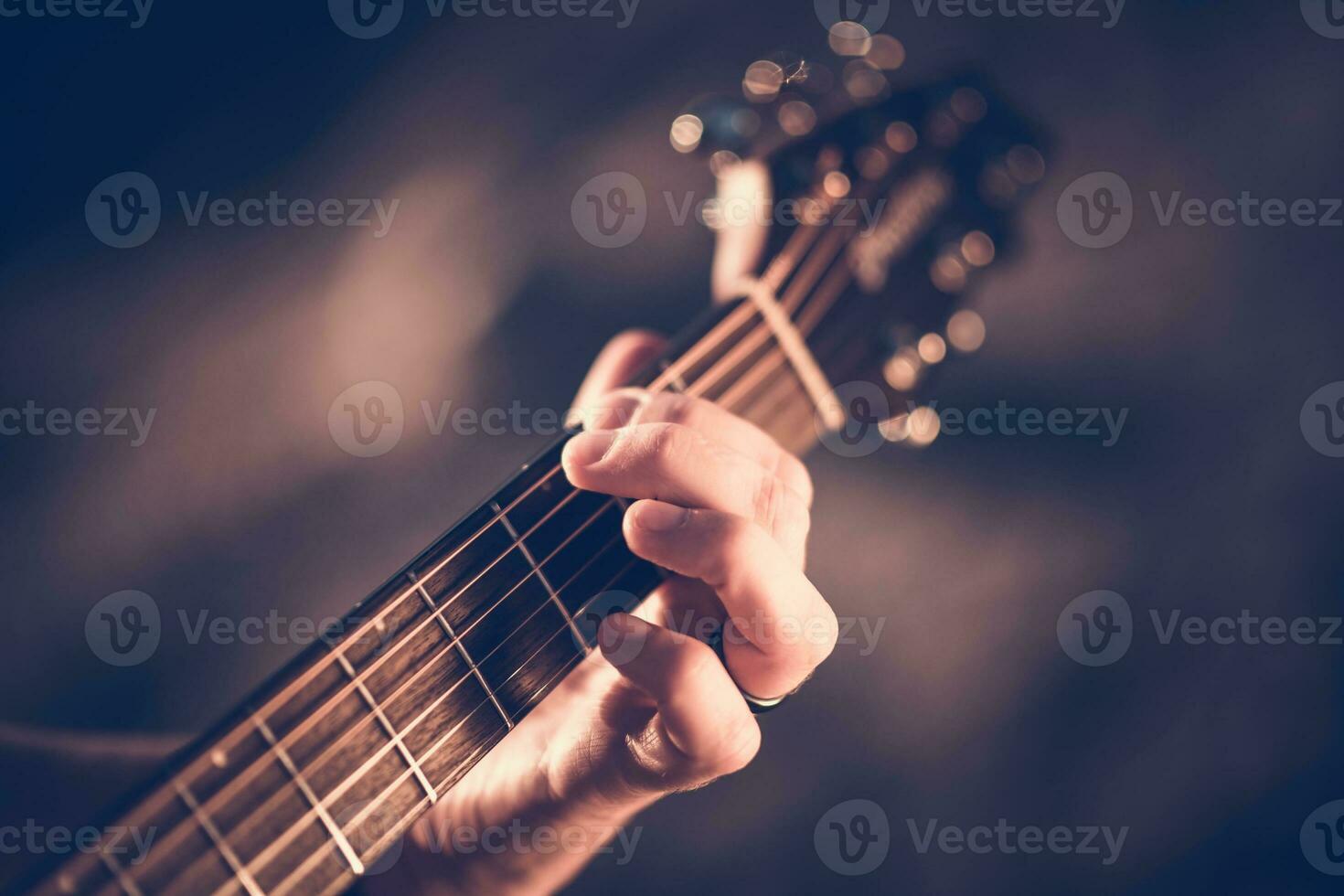 Lernen akustisch Gitarre foto