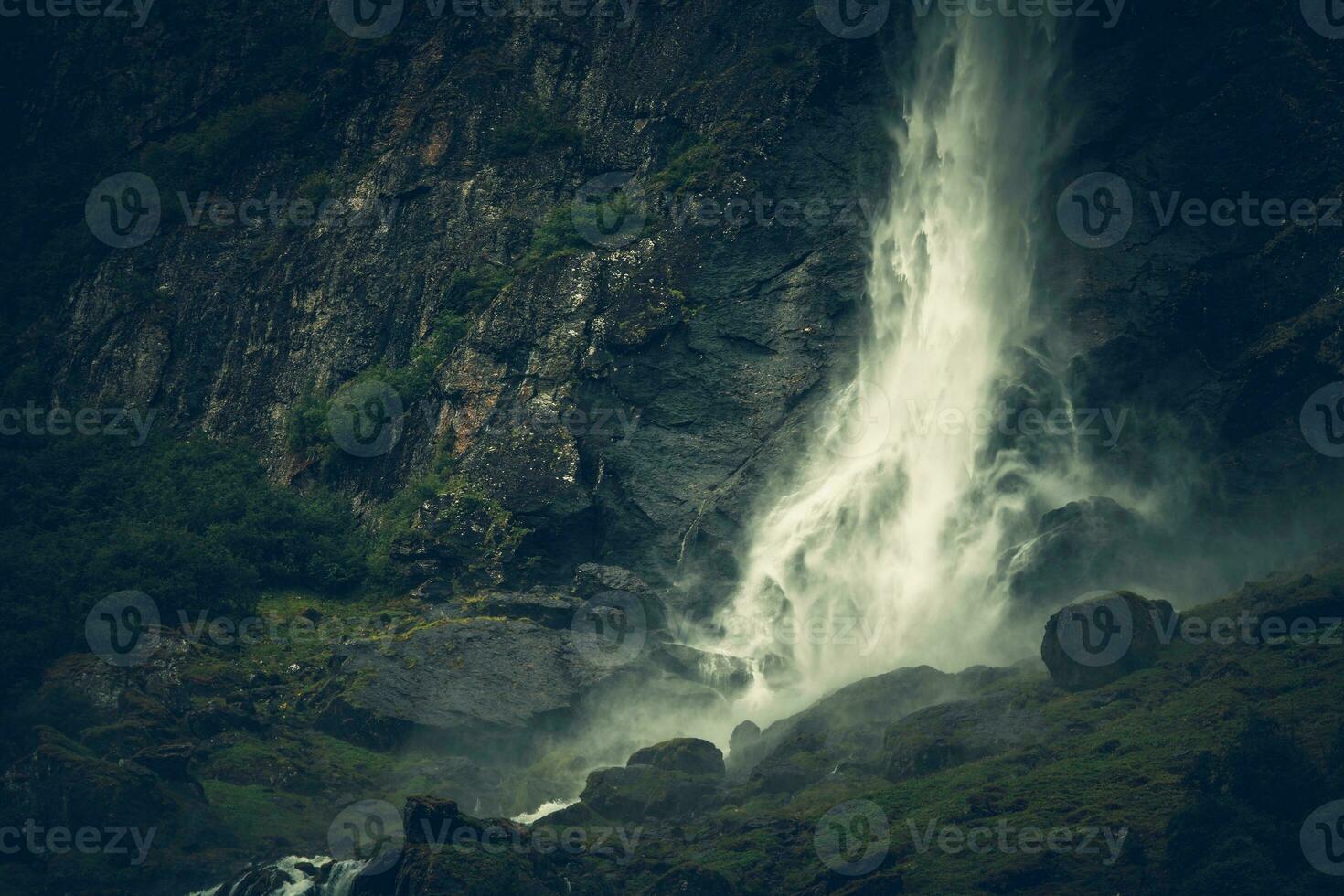 szenisch norwegisch Wasserfall foto