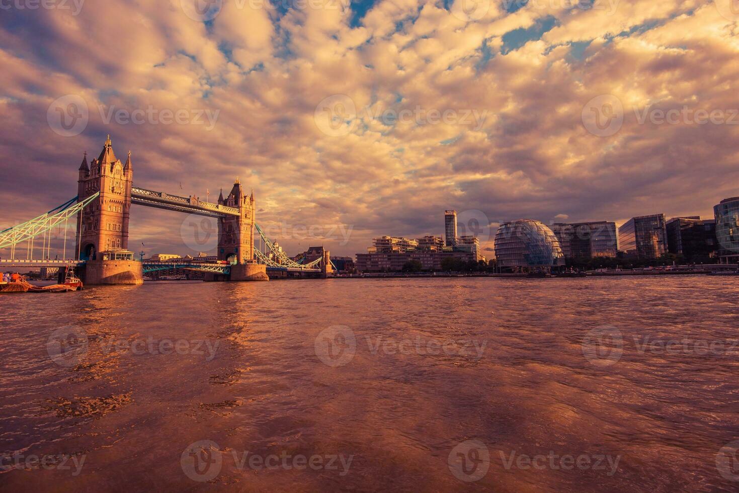 London Fluss Themse foto