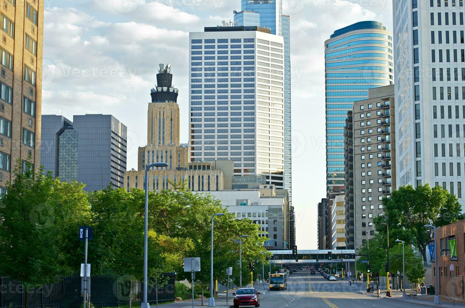 Stadt von Minneapolis foto