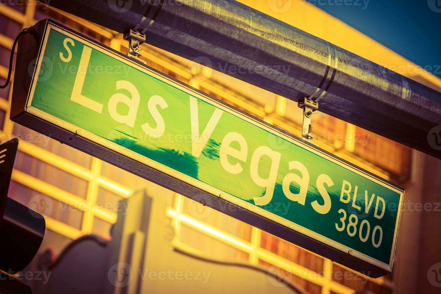 las Vegas Boulevard Zeichen foto