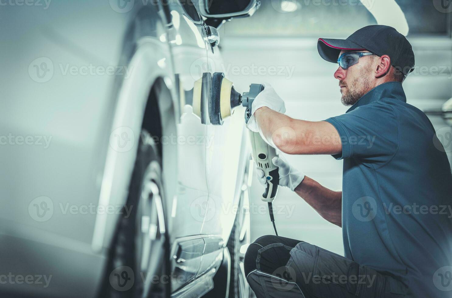 Fachmann Auto Körper Wachsen foto