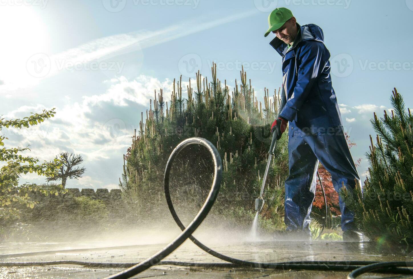 Garten Waschen Instandhaltung foto