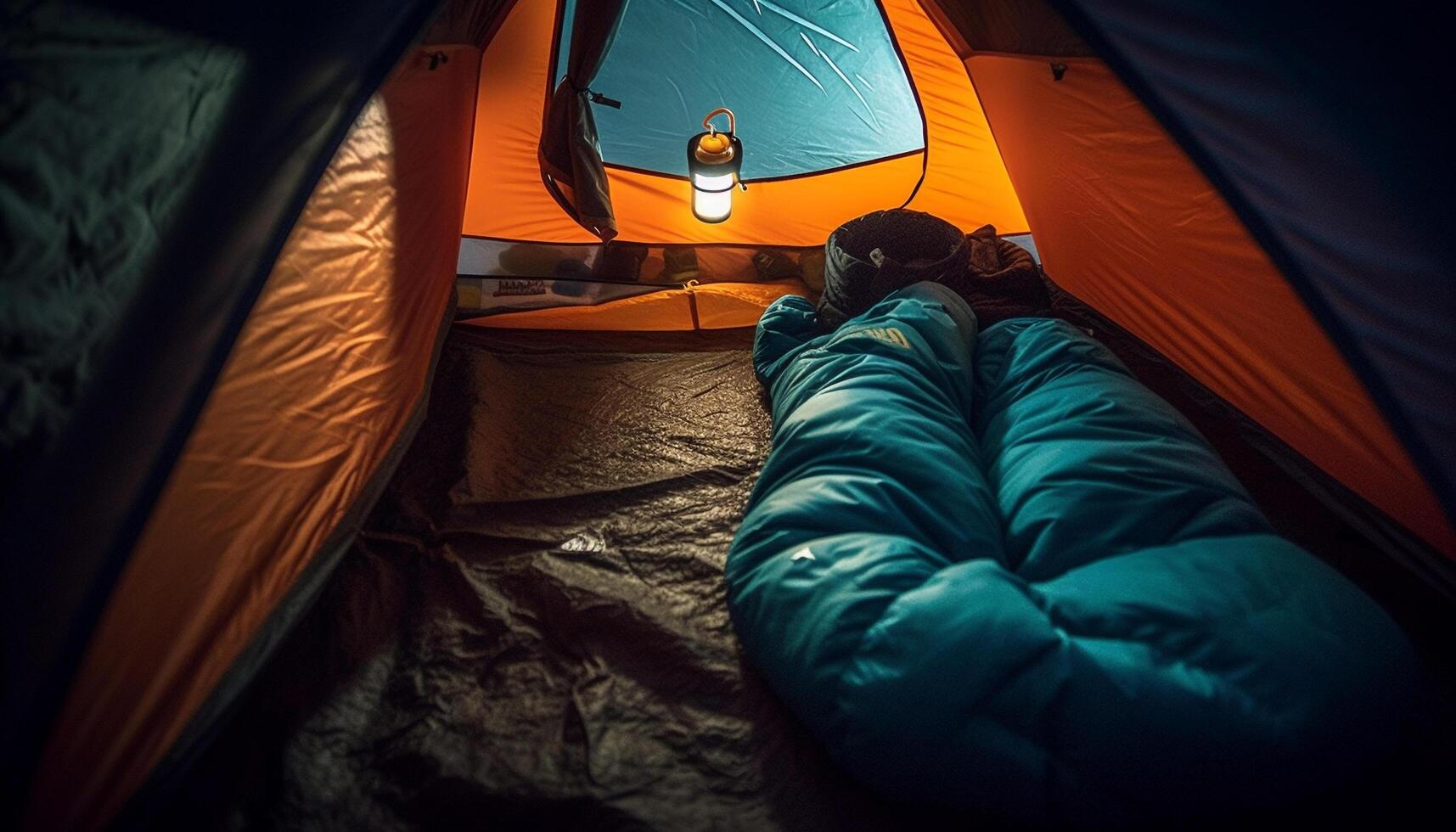 kaukasisch Paar Verbindung im Natur still Dunkelheit generiert durch ai foto