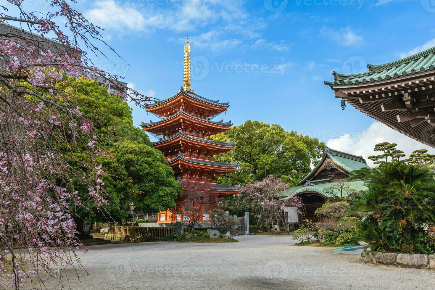 tochoji, ein Shingon Tempel im Hakata, Fukuoka, Japan. foto