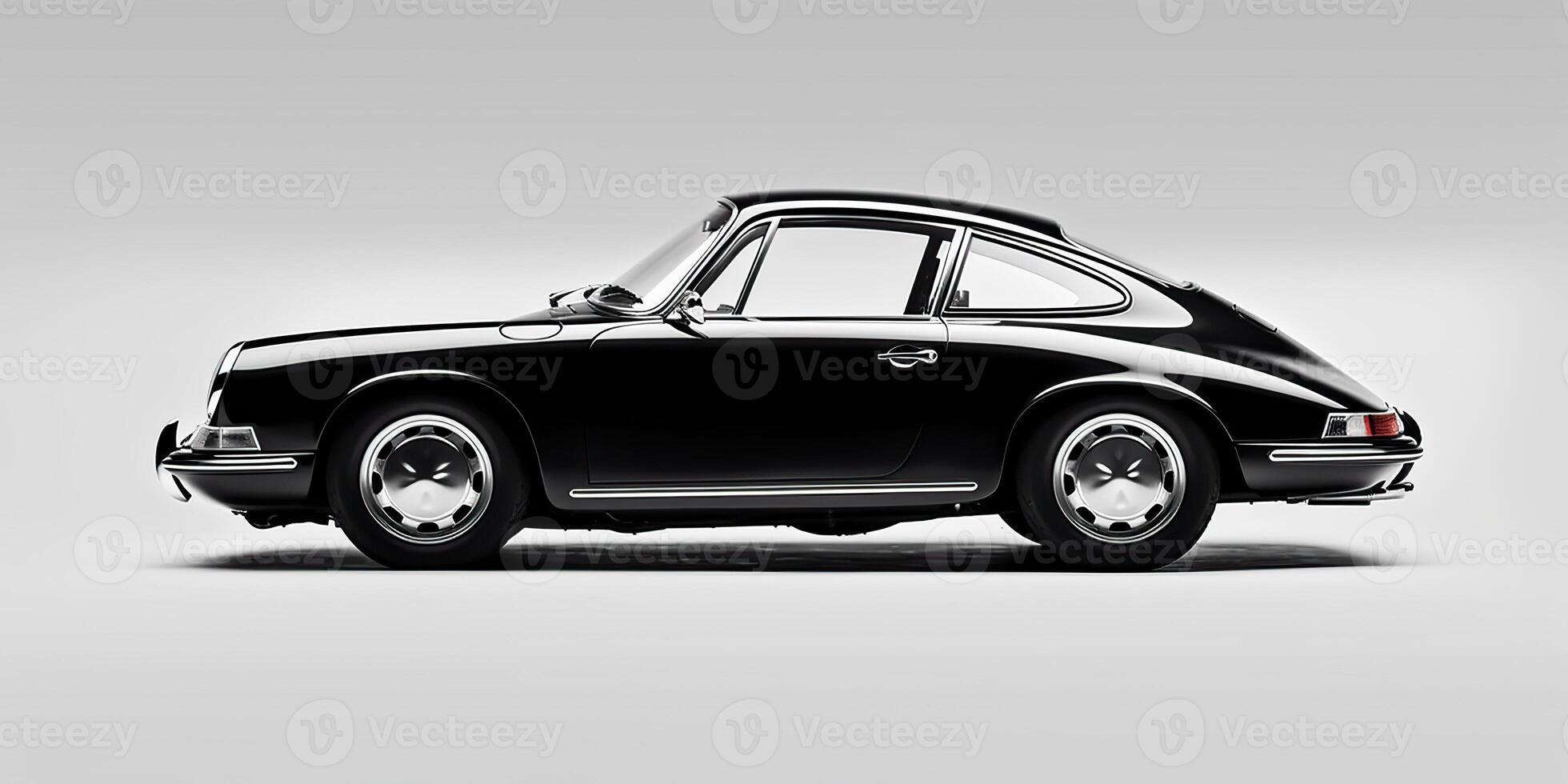 ai generiert. ai generativ. Jahrgang retro klassisch Auto Porsche. minimal Luxus teuer Super Wagen. Grafik Kunst foto