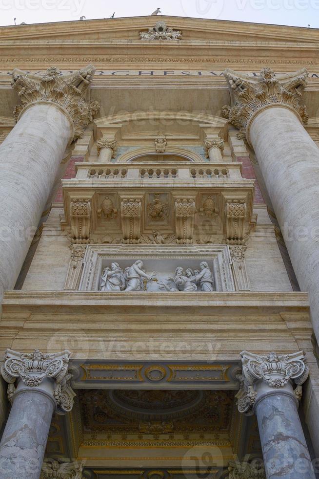 Detail der Basilika Saint Peter in der Vatikanstadt Italien foto