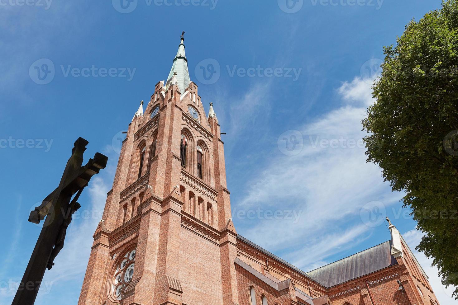 katholische kirche der annahme der seligen jungfrau mary palanga litauen foto