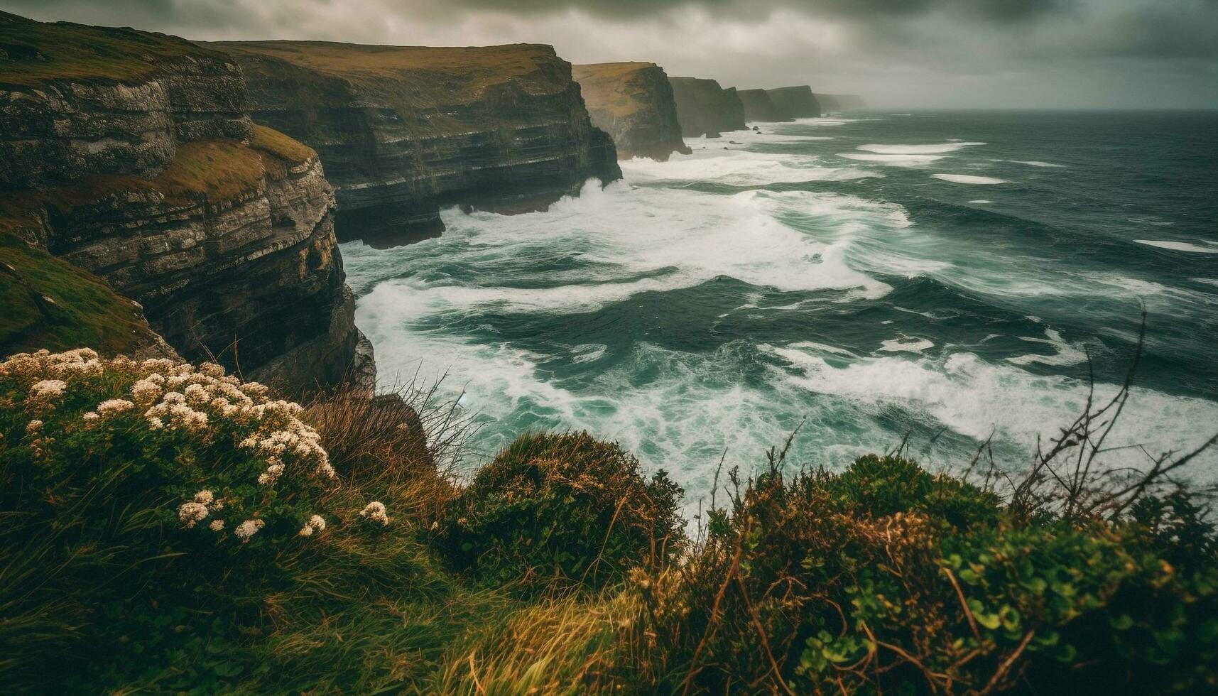 majestätisch zwölf Apostel, Schönheit im Natur Erosion generiert durch ai foto