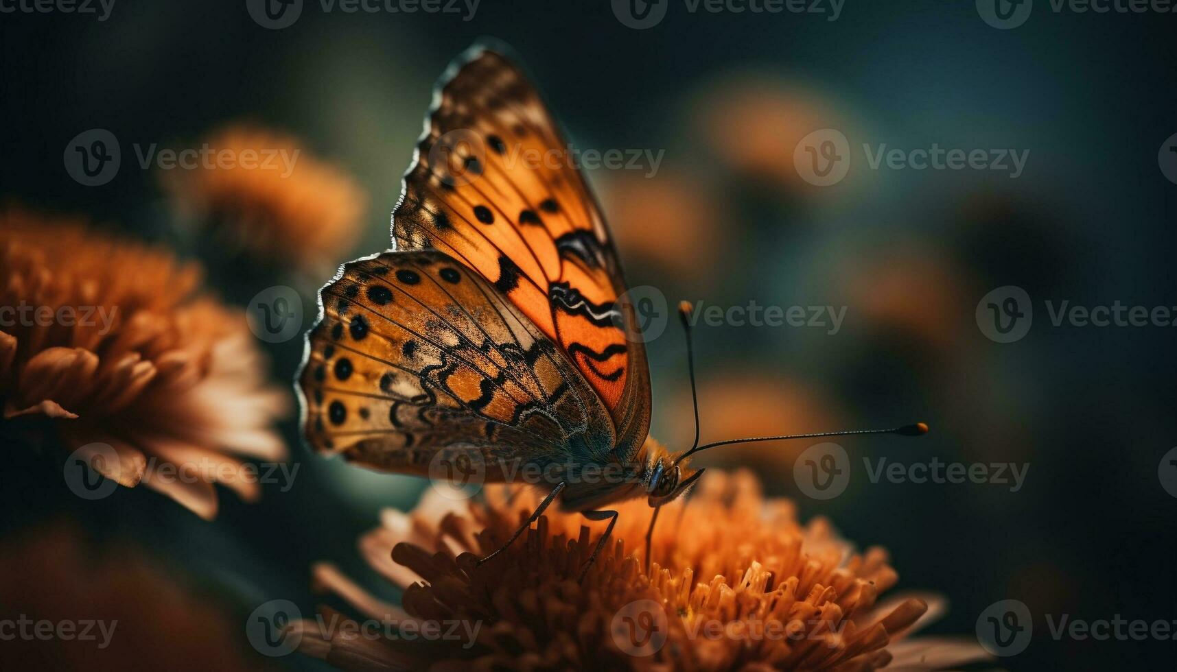 beschwingt Schmetterling Flügel, Natur fragil Schönheit generiert durch ai foto