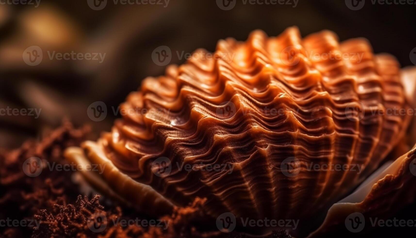 Meer Leben Sammlung Muscheln, Seestern, und Krebstiere generiert durch ai foto