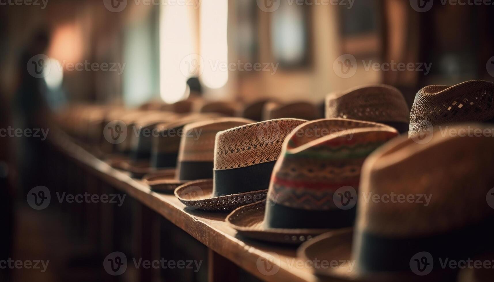 ein groß Sammlung von alt gestaltet Leder Schuhe im ein Reihe generiert durch ai foto