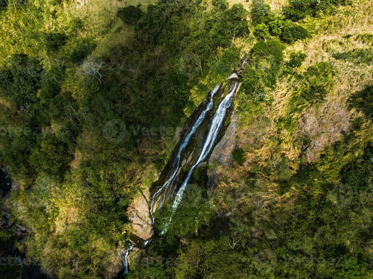 Wasserfall im Costa rica. la Glück Wasserfall. Landschaft Foto. foto