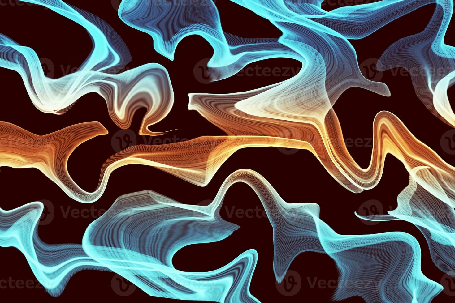 Hand gezeichnet abstrakt mit Welle bewirken Hintergrund Hintergrund foto