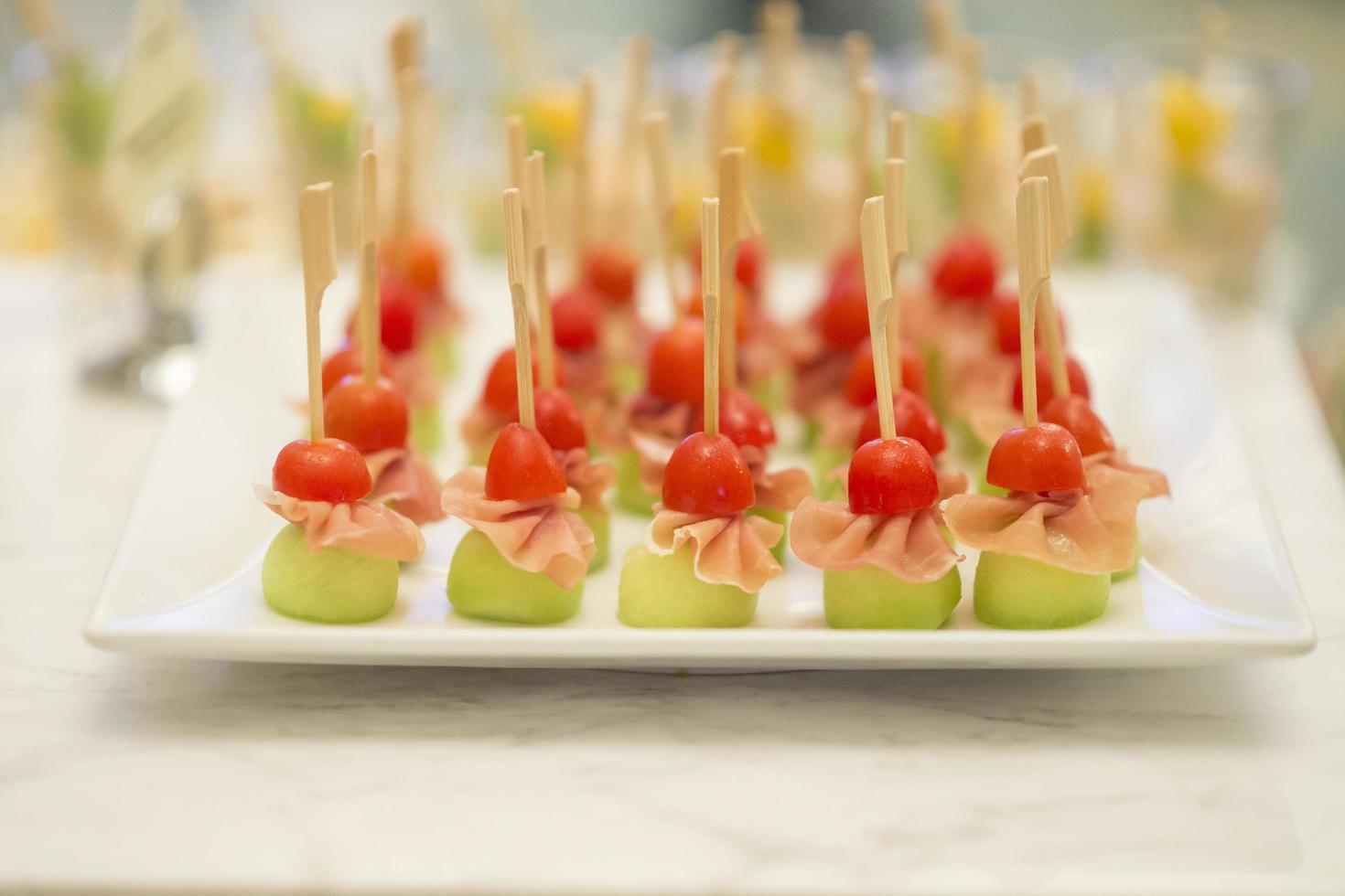 Hochzeit Essen Inn Hochzeitssaal foto