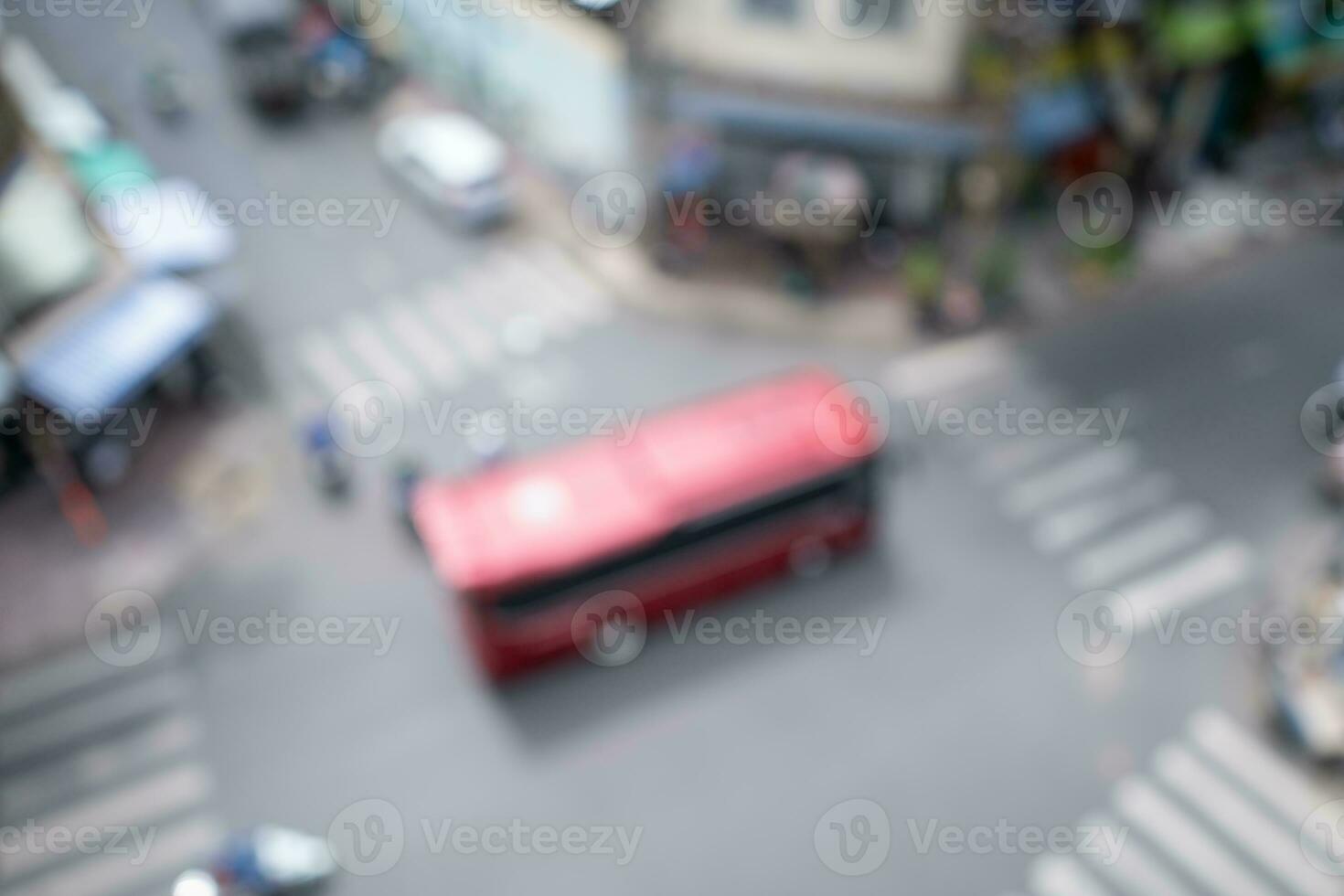 abstrakt verschwommen Menschen auf Asien Straße foto