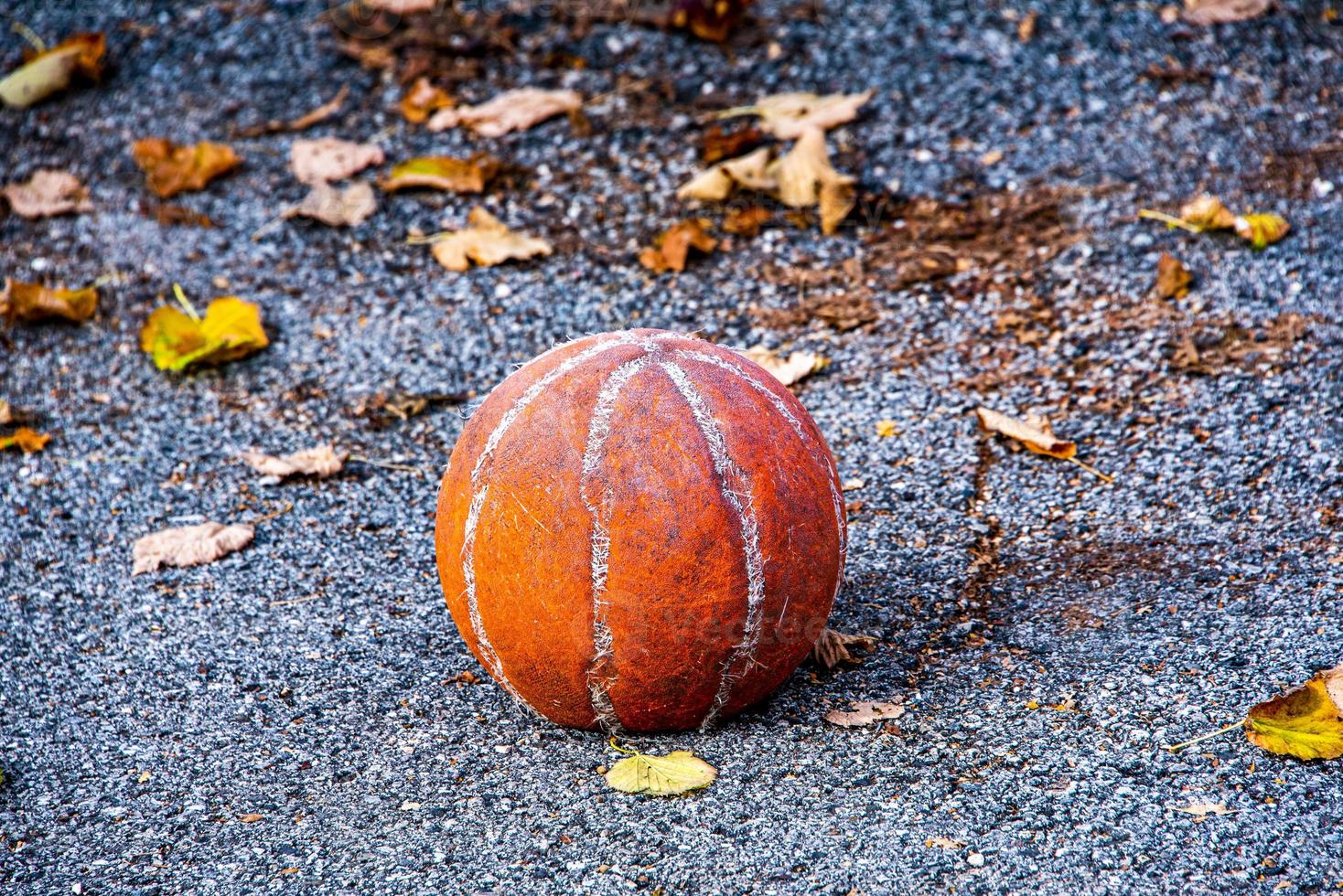 Basketball abgenutzt foto