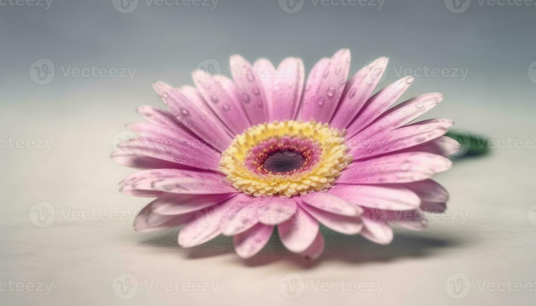 beschwingt Gerbera Gänseblümchen Blüte, ein Geschenk von Natur Schönheit generiert durch ai foto