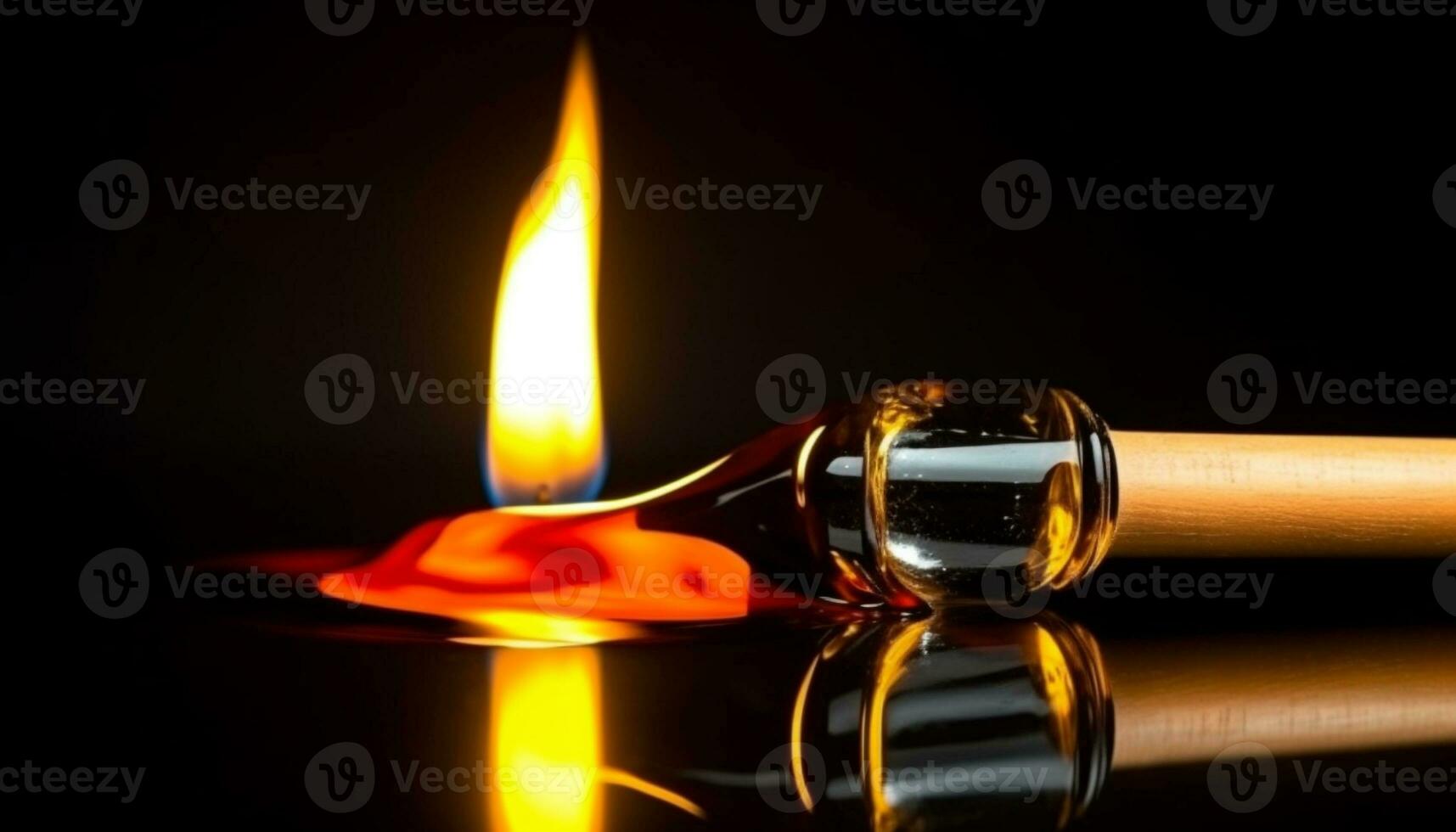 symbolisch Kerzenlicht entzündet sich Spiritualität im traditionell Festival Feier generiert durch ai foto