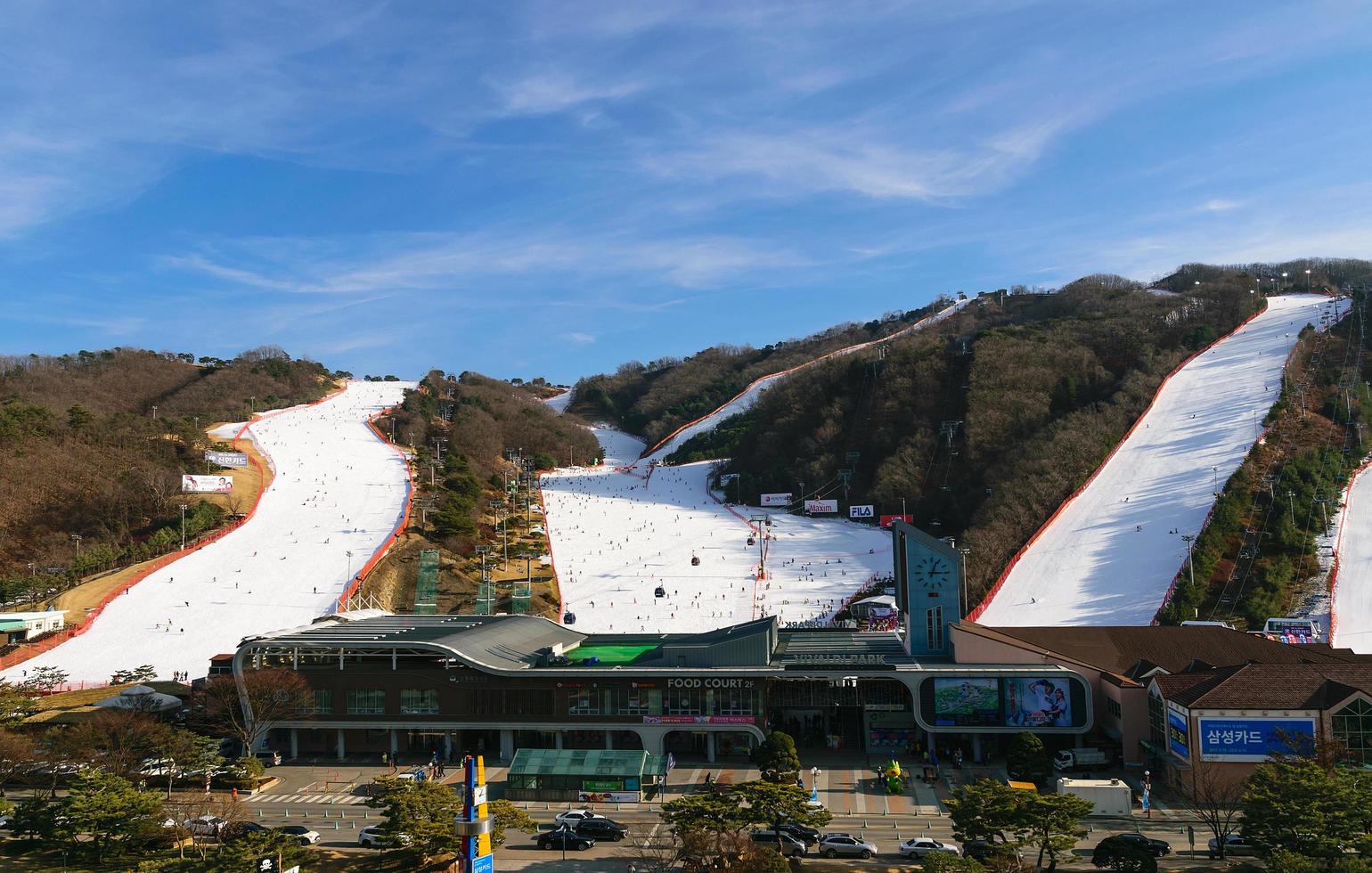 Korea 2016 - Daemyung Vivaldi Park Skigebiet foto