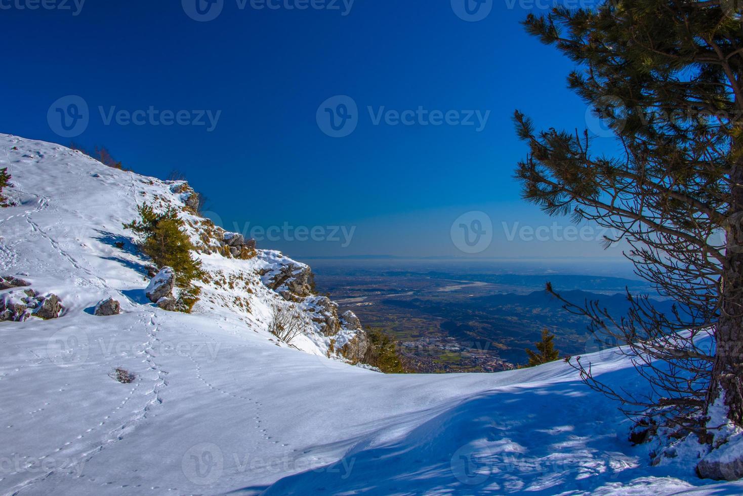 Blick auf die Ebene foto