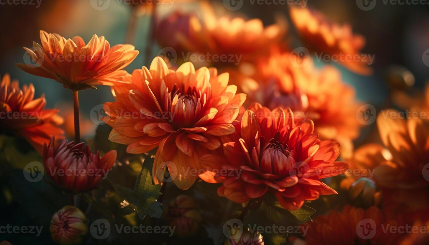 beschwingt Wildblumen blühen im das ländlich Wiese generiert durch ai foto