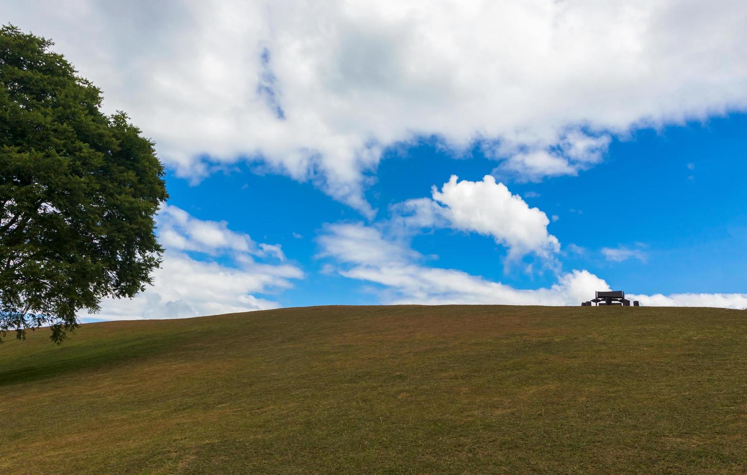 Berge und blauer Himmel foto