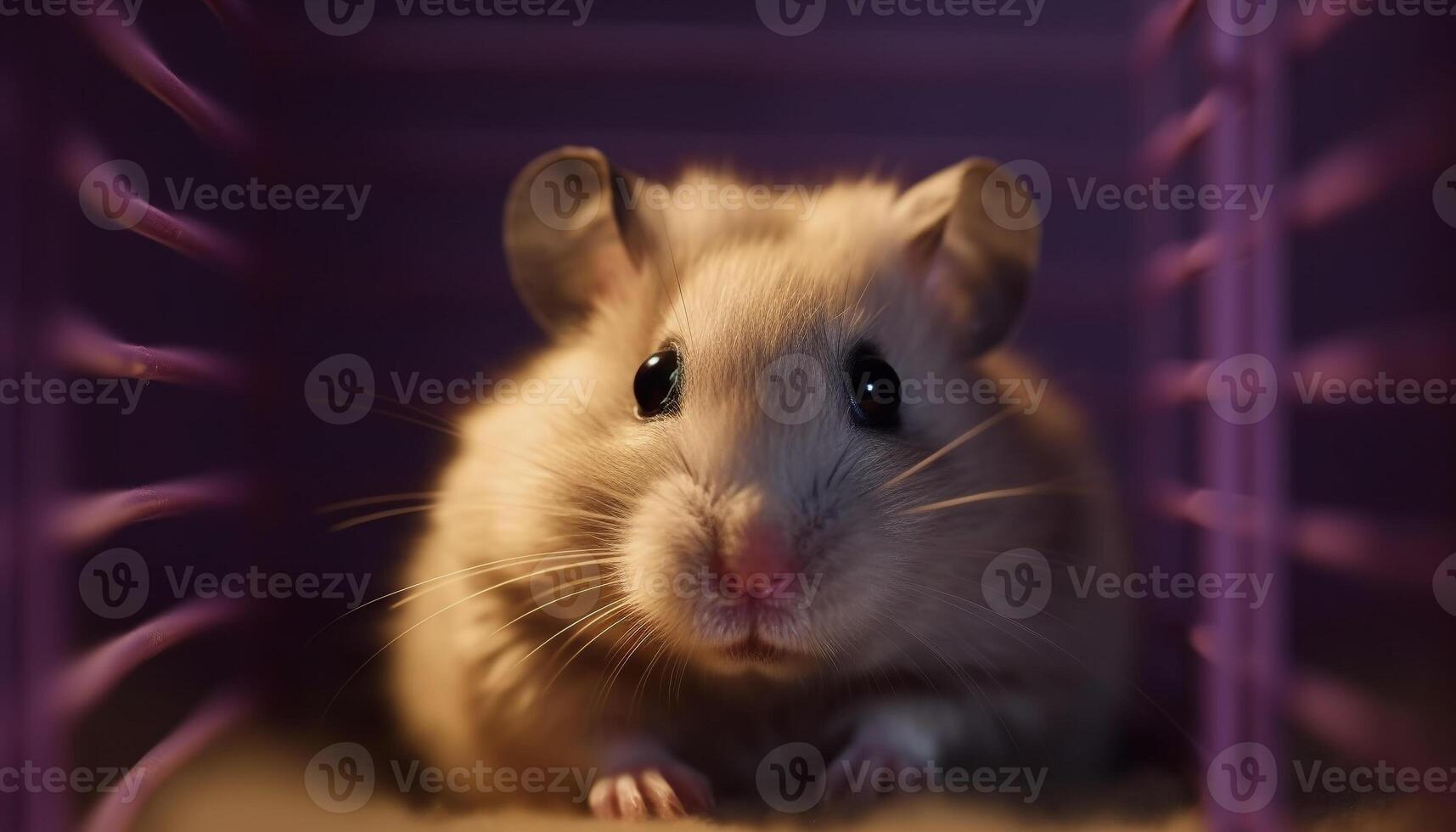 flauschige Nagetier Haustiere, süß und neugierig generiert durch ai foto