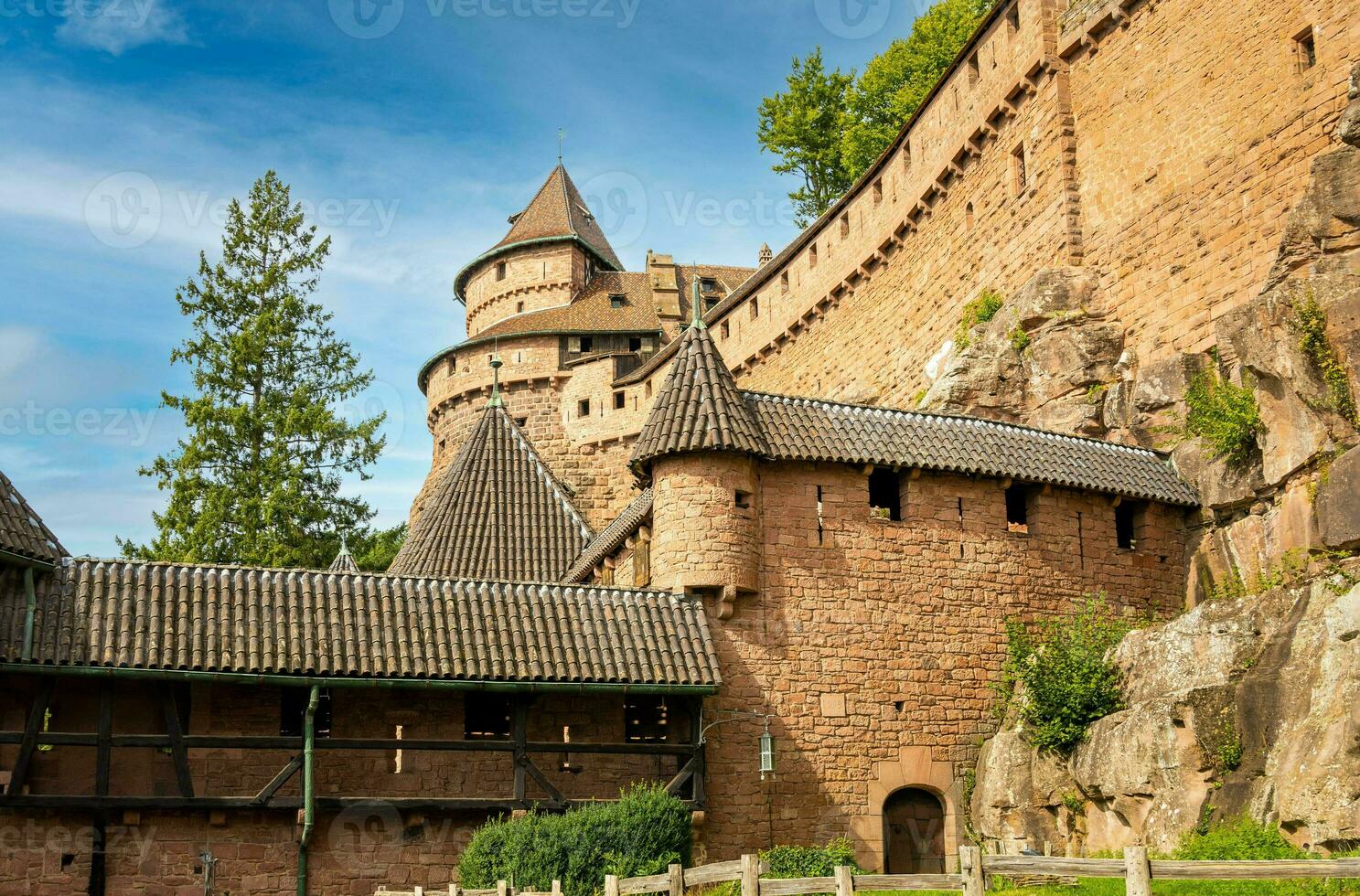 Landschaft von Elsass Region im Frankreich foto