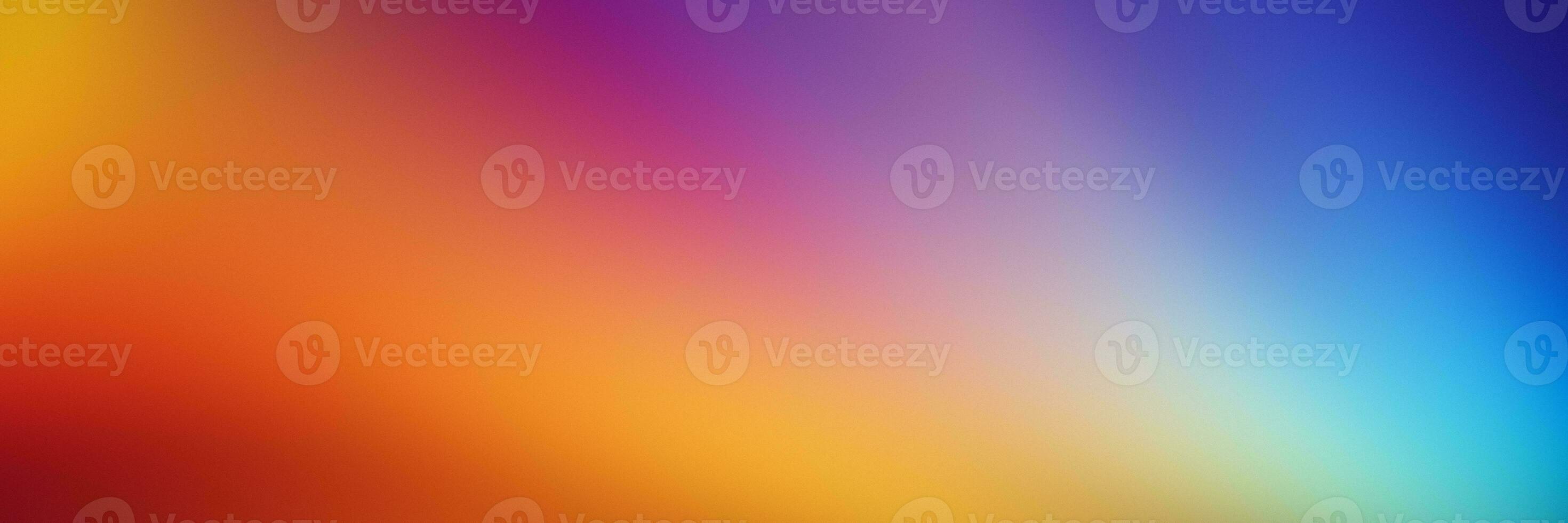 rot Orange Gelb lila Blau Gradient Hintergrund breit Netz Header körnig Textur beschwingt Farben Banner Design foto