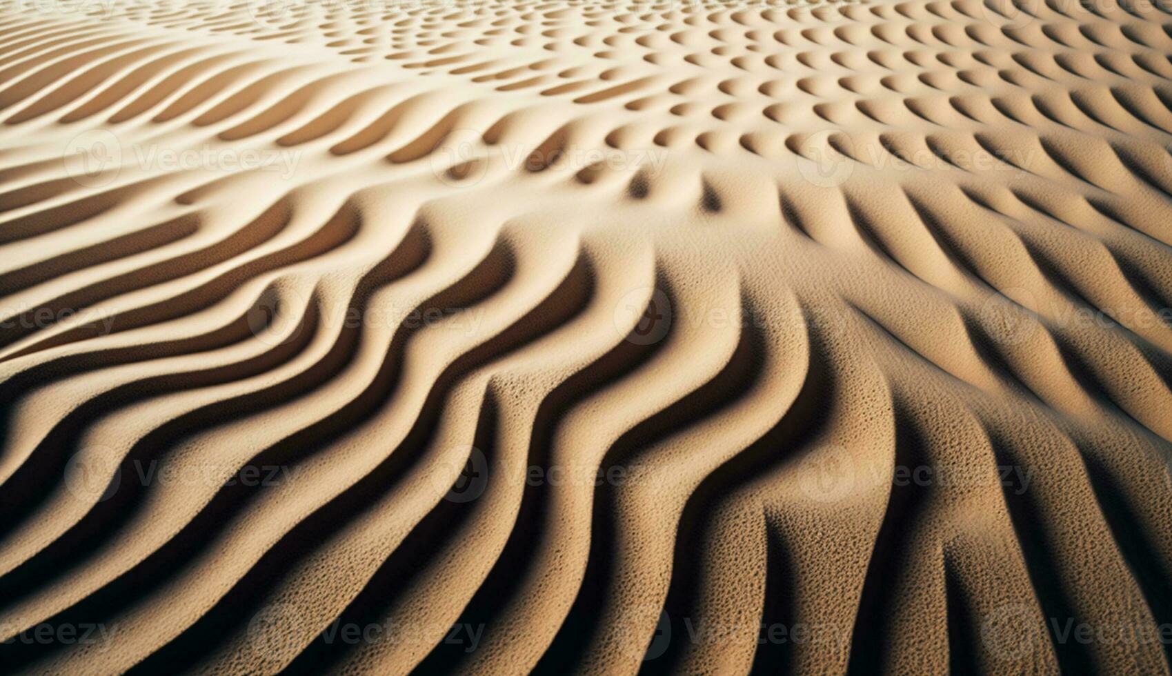Sand Dünen Welligkeit im trocken afrikanisch Hitze generiert durch ai foto
