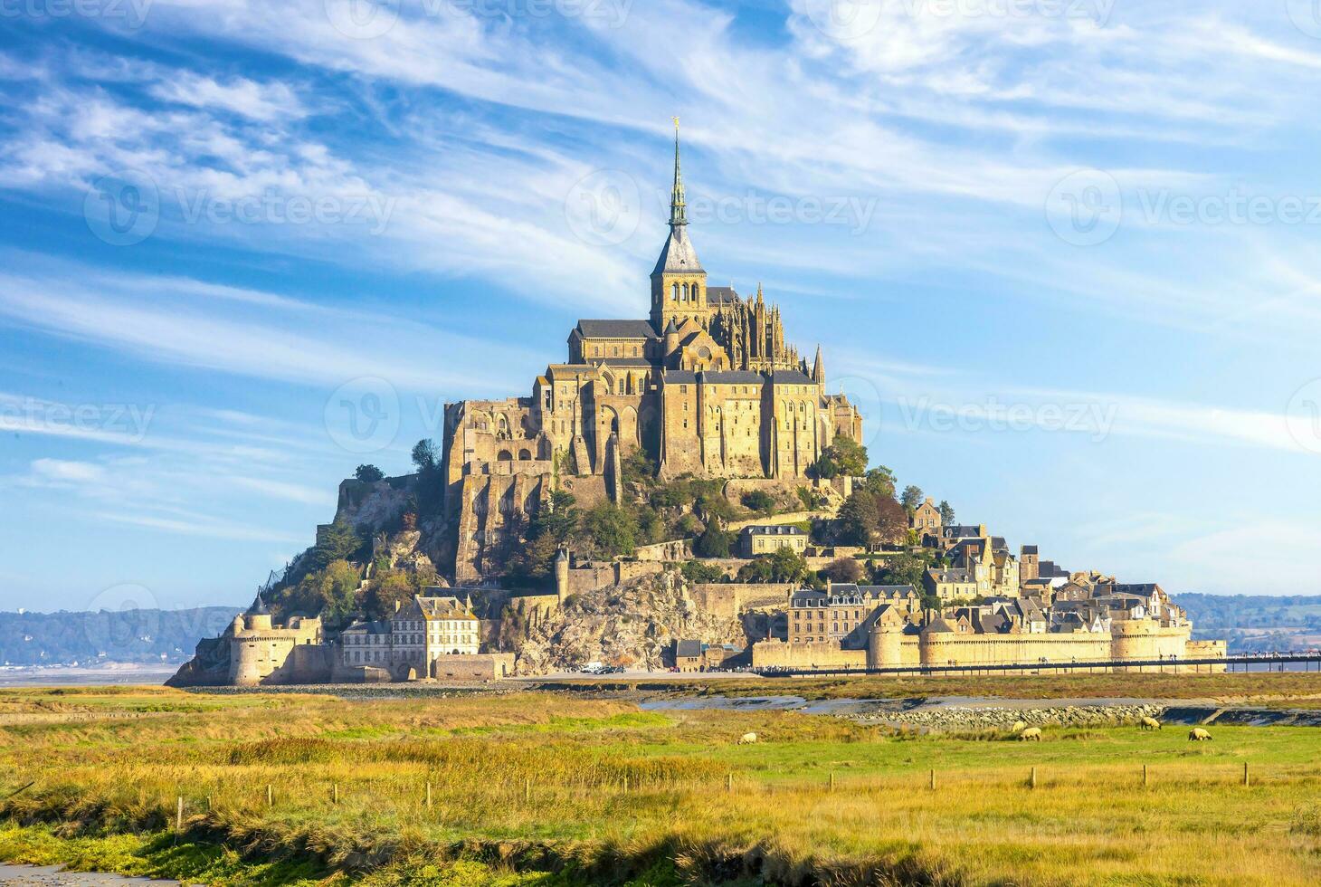 mont Saint-Michel Festung Kloster im Frankreich foto