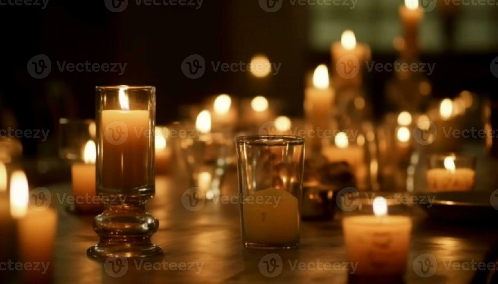 glühend Kerze entzündet sich Flamme, symbolisiert Spiritualität und Religion generiert durch ai foto