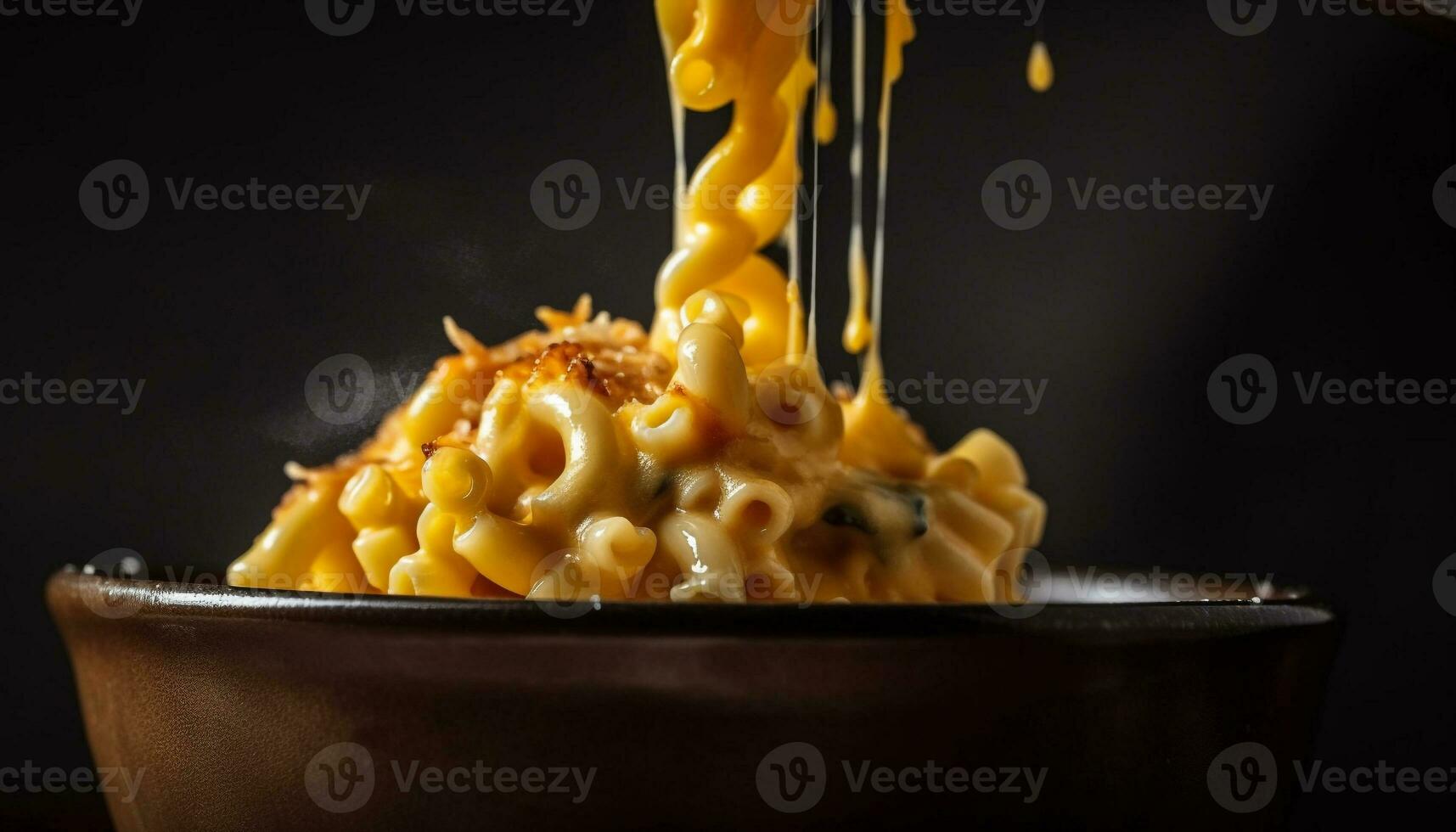 frisch gekocht Gourmet Pasta im Gelb Schüssel generiert durch ai foto