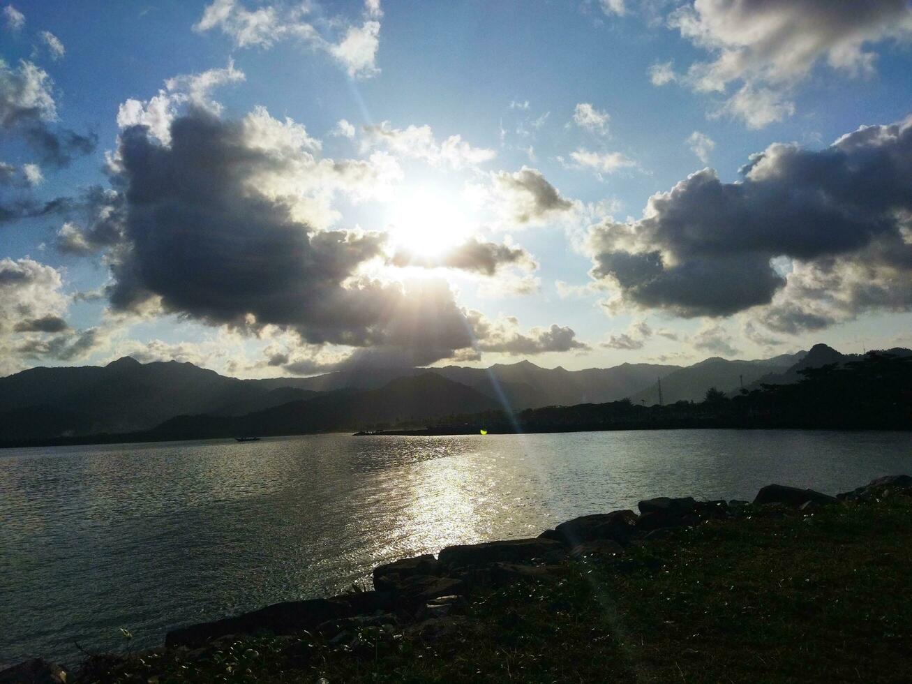 Sonnenuntergang Hintergrund Natur foto