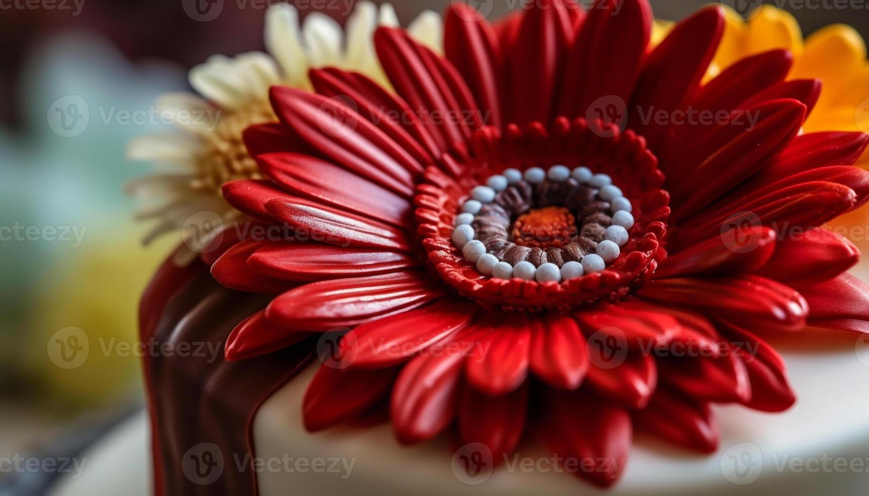 Gelb Gänseblümchen Strauß, ein Feier von Natur Schönheit draußen generiert durch ai foto