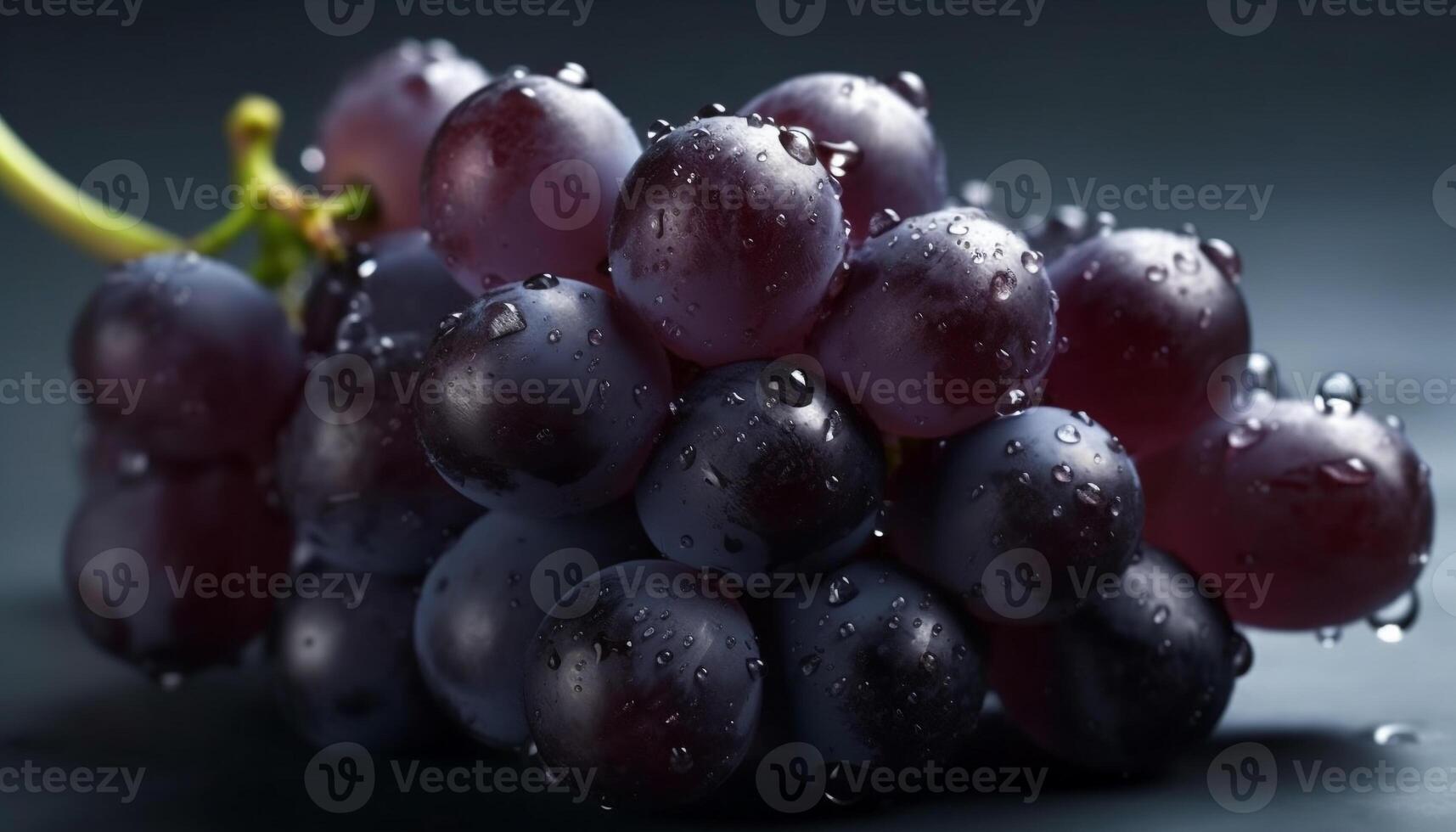 saftig Traube Bündel, reif und frisch, Natur Süss Snack generiert durch ai foto