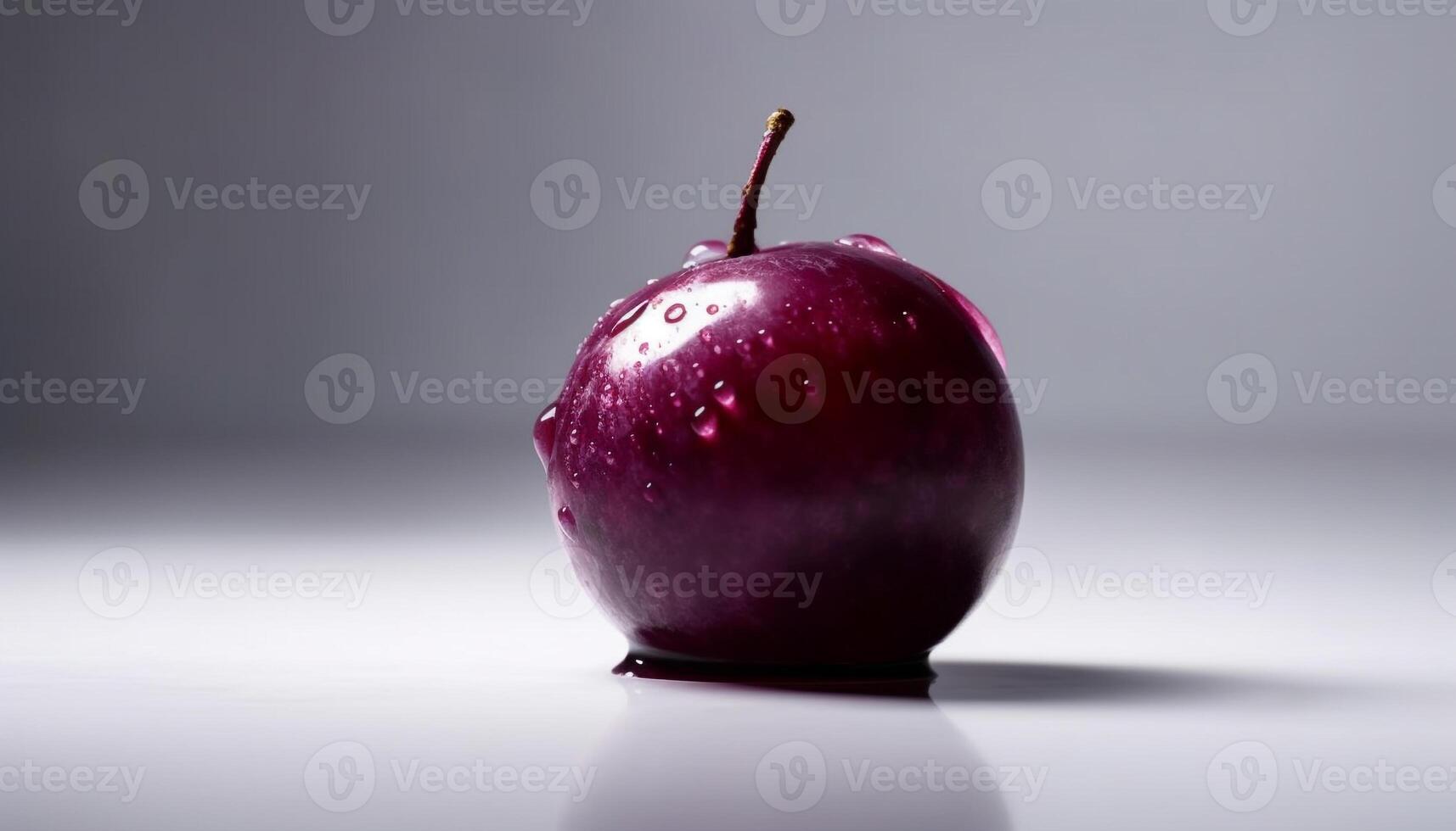 saftig Apfel Scheibe, reif und frisch, ein Gourmet Snack generiert durch ai foto