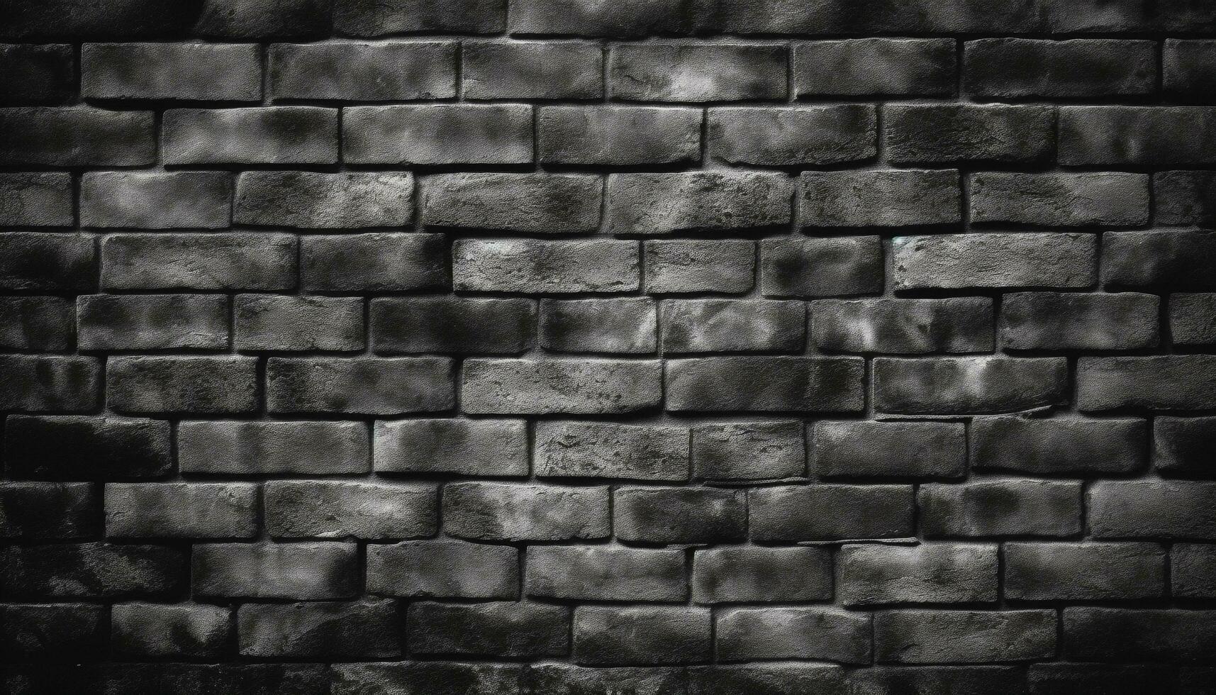alt Backstein Mauer mit befleckt Fliese und rostig Umfeld, verwittert generiert durch ai foto