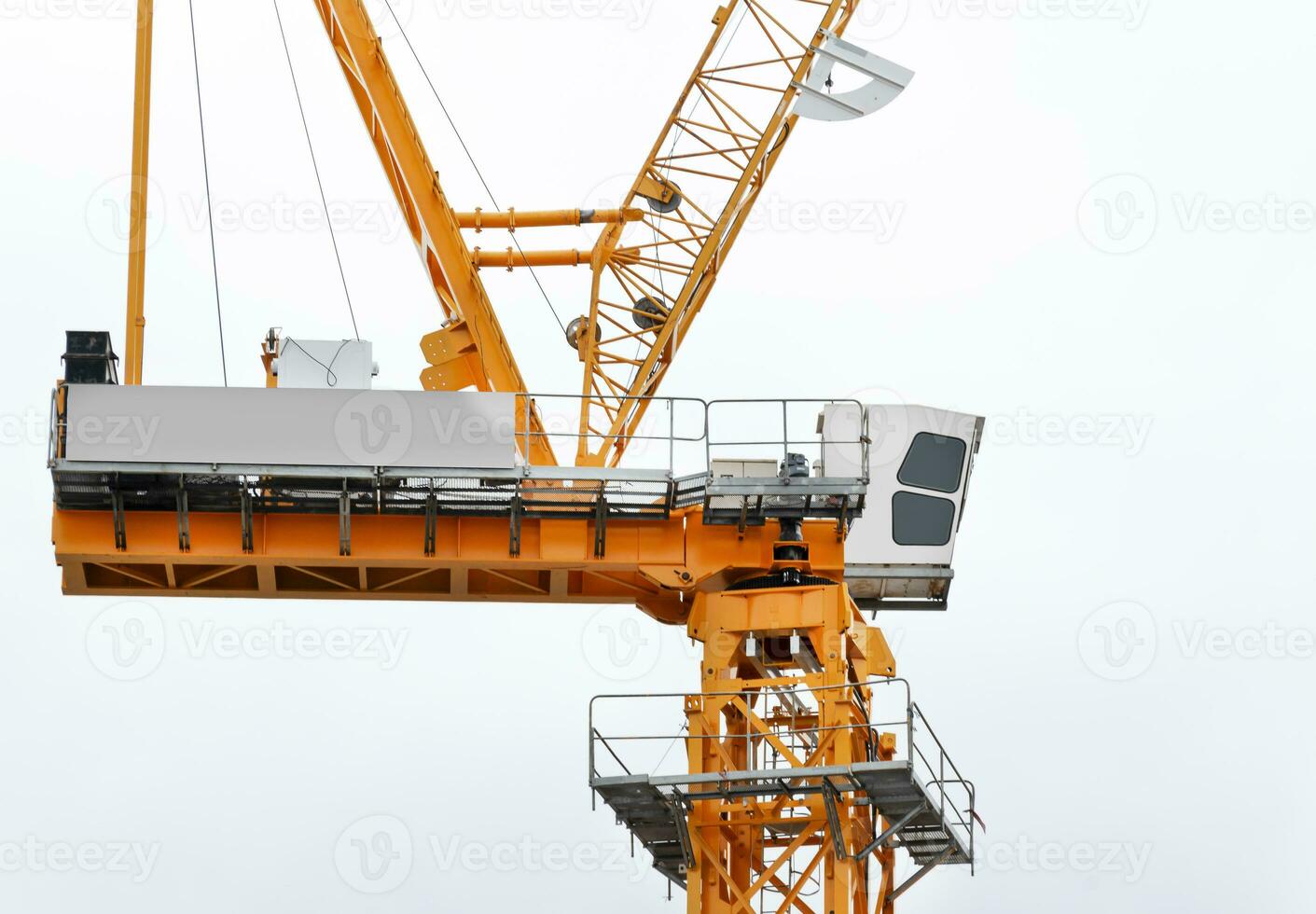 Steuerung Zimmer Turm Konstruktion Kran foto