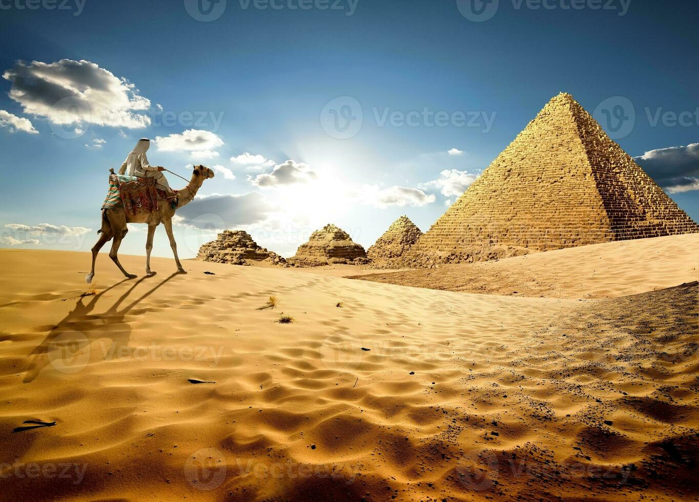 im Sand von Ägypten foto