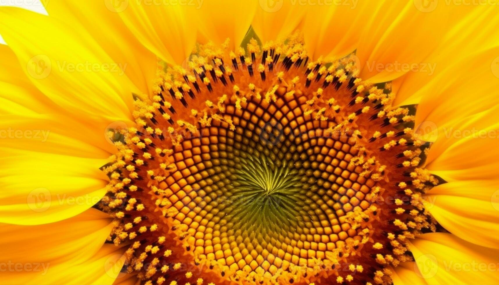 beschwingt Sonnenblume Blüte, ein Single Objekt im Natur Wiese generiert durch ai foto