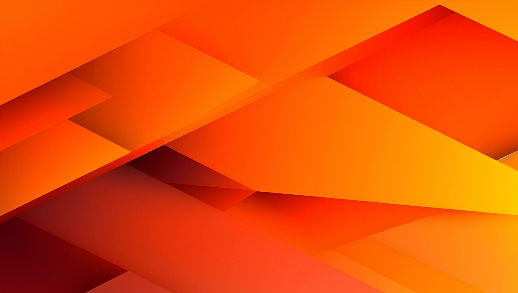 abstrakt Orange Hintergrund mit einfach Linien.bunt Orange Design. hell und modern mit Schatten. ai generiert foto