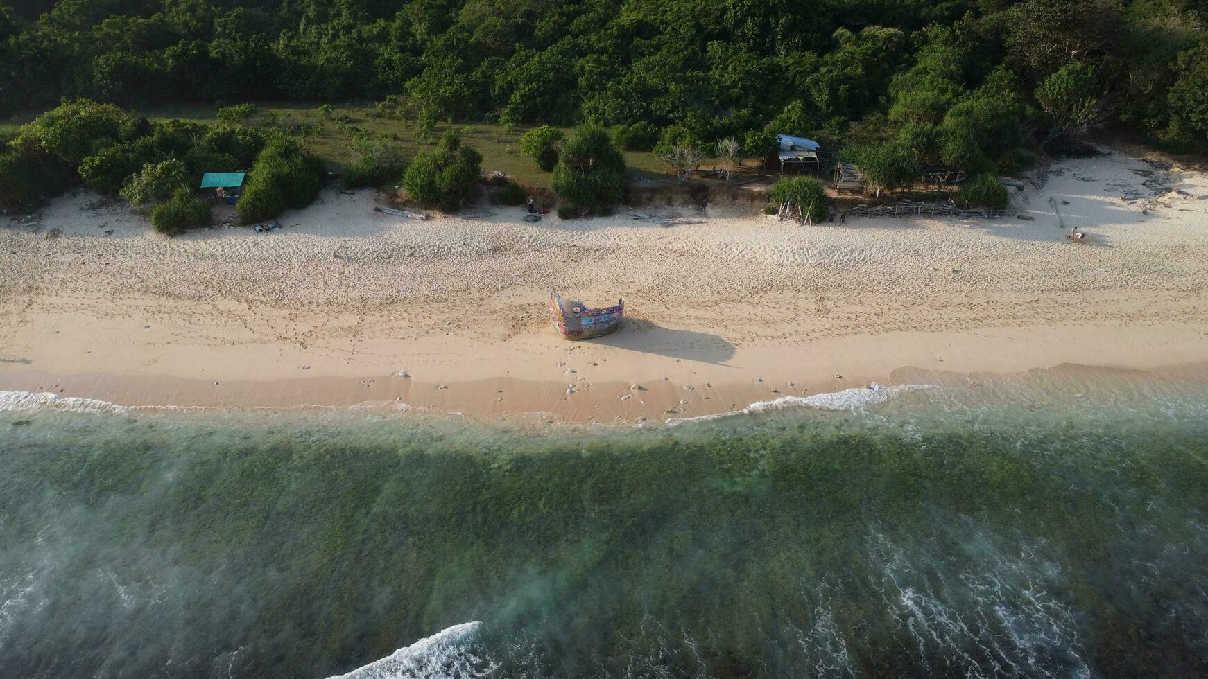 Nunggalan Strand bali Antenne Aussicht foto