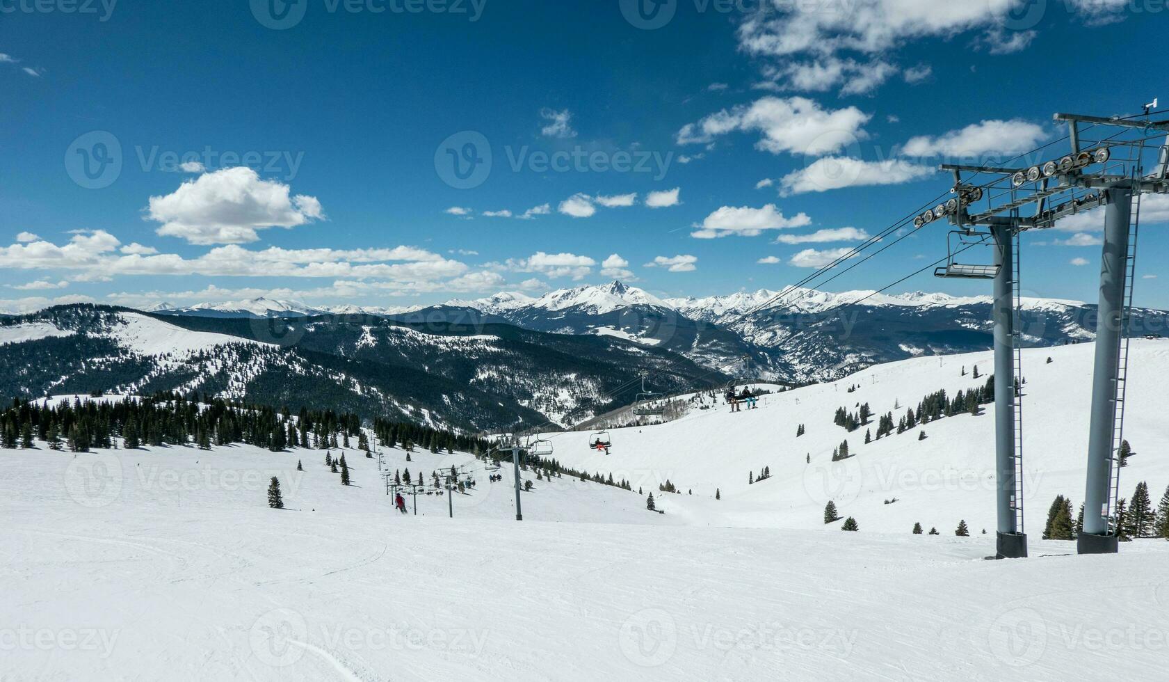 vail Ski Resort Stadt, Dorf und Ski Berg im Colorado foto