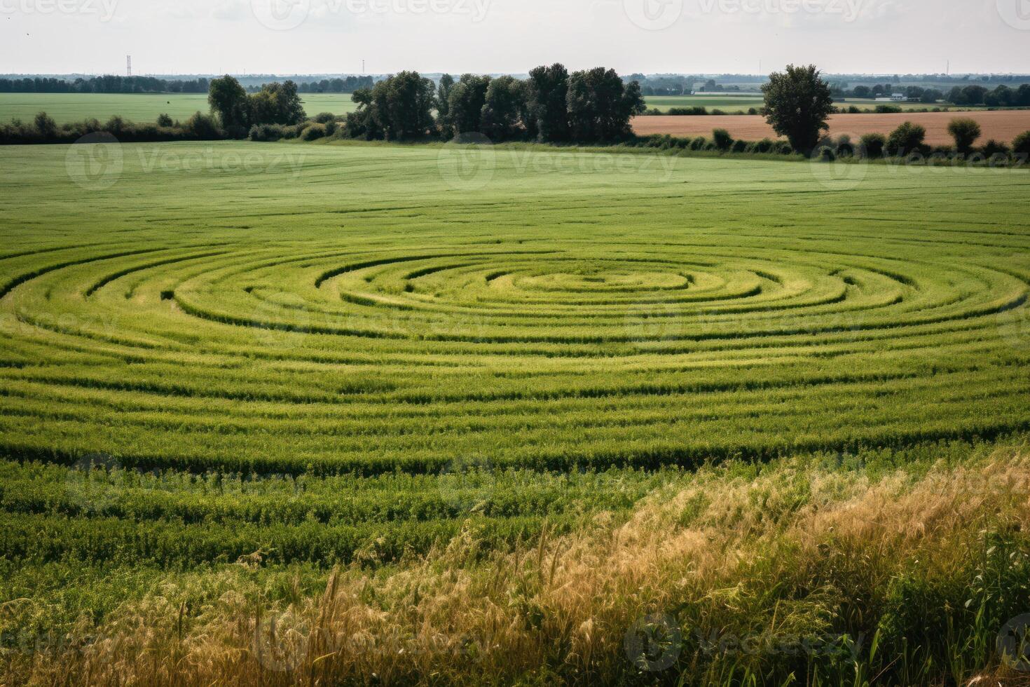 Ernte Kreise generativ ai foto