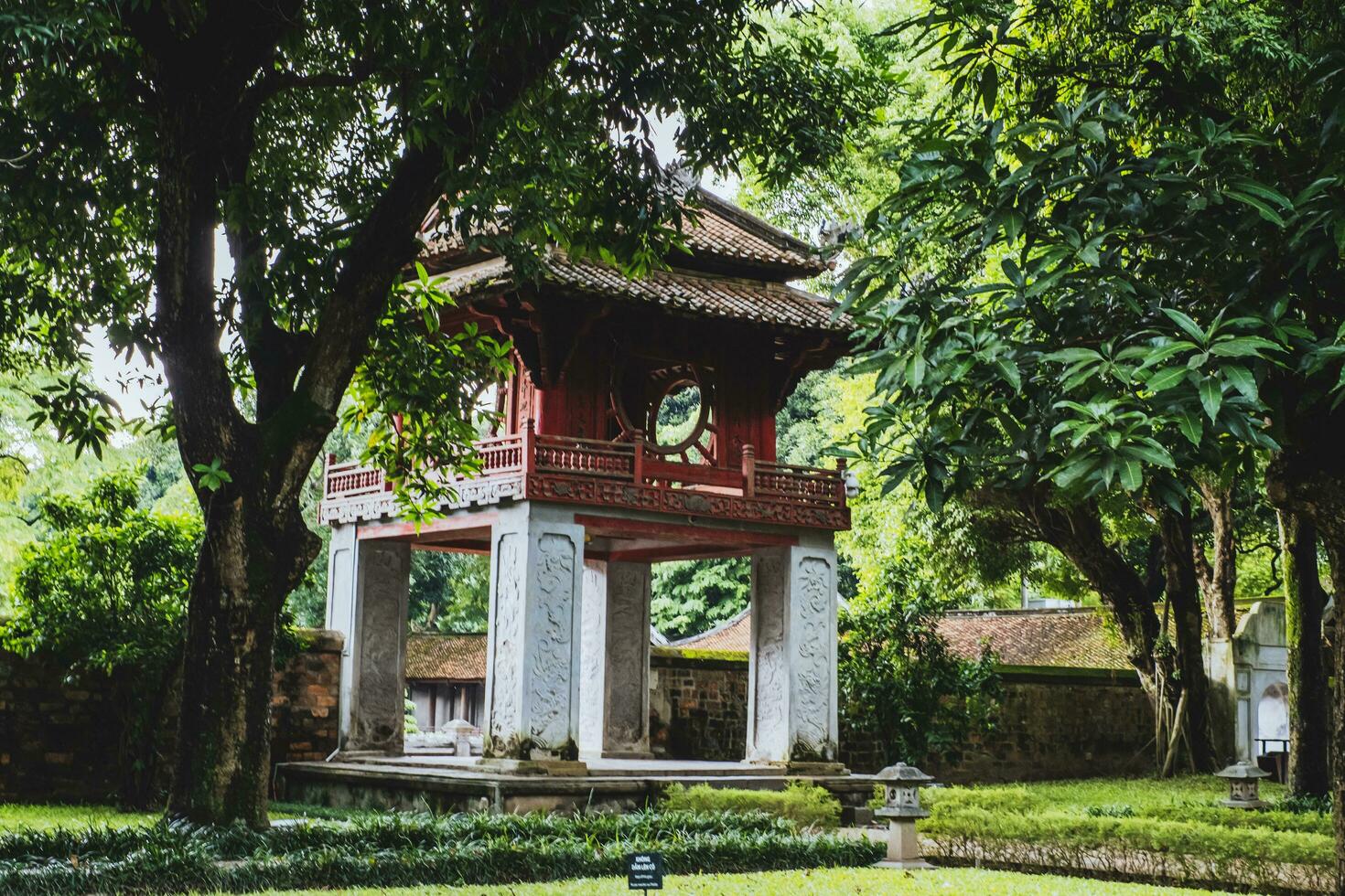 Tempel Literatur Vietnam foto